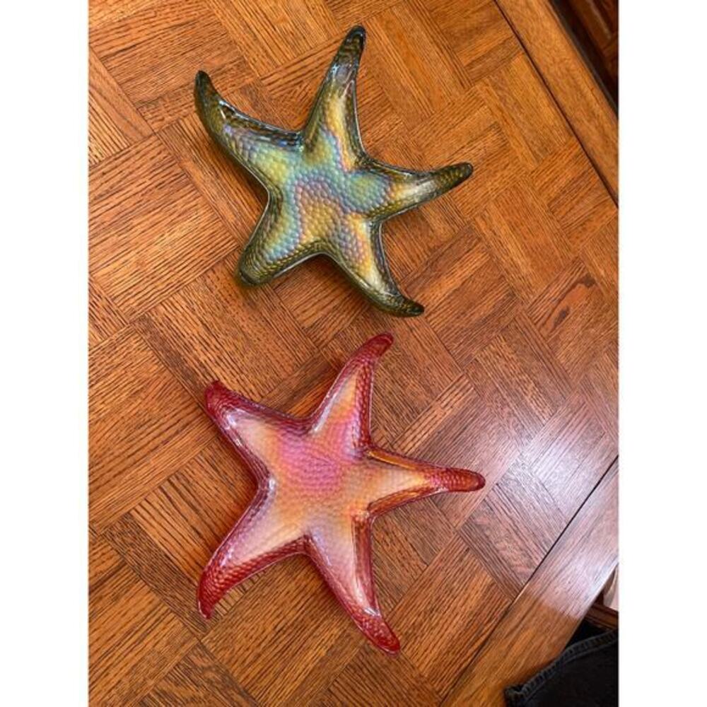 VINTAGE ASTROLITE RITTS CO. LA LUCITE STARFISH (2)